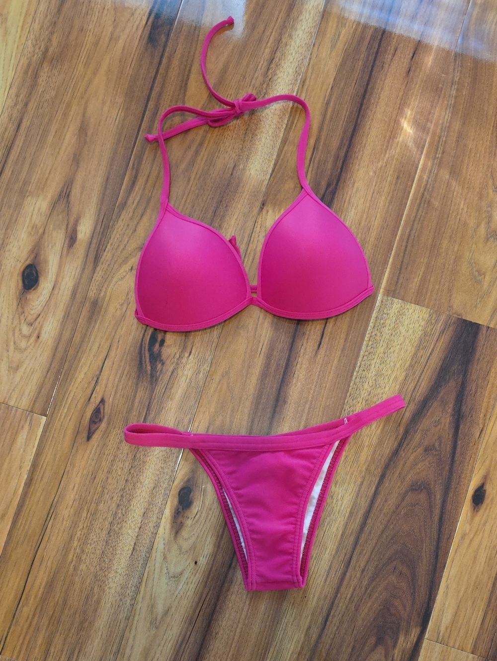 Brazilian Hot Pink Bikini Set